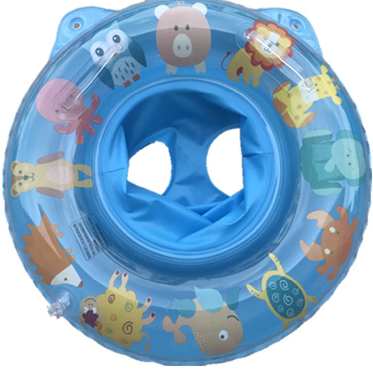 Завод в наличии прямая двойная ручка надувное кольцо для плавания детское животное рисунок плавание подмышки кольцо складное