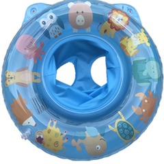 Direct Manufacturer Sales Dual-Handle Inflatable Swim Ring for Infants with Animal Patterns, Swimsuit Underarm Ring, Foldable