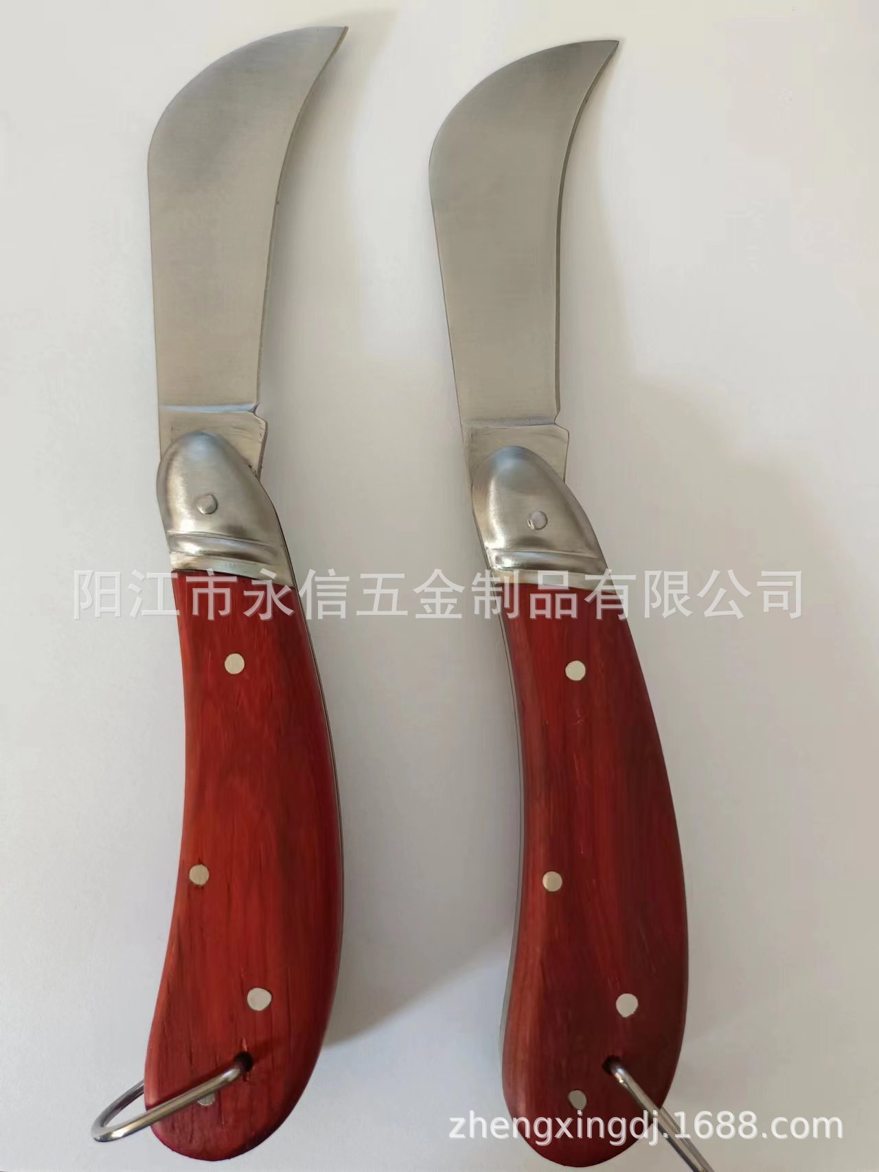 Cuchillo plegable de injerto para árboles y jardín, herramienta manual de acero