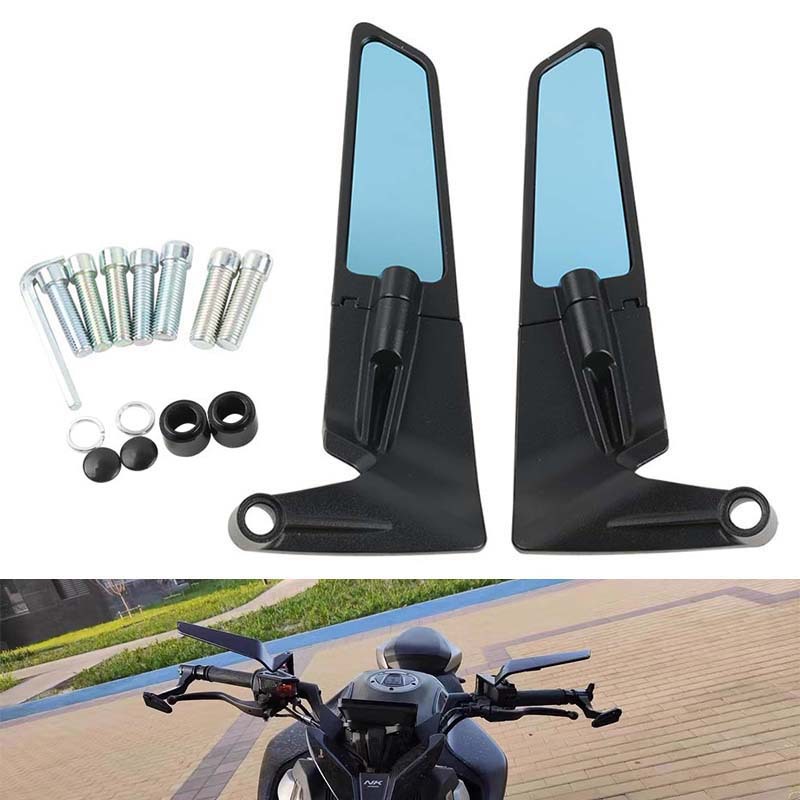 Suitable for Yamaha Mt07 Mt 09 Sp Mt 10 Motorcycle Adjustable Wind Wing Rearview Mirror