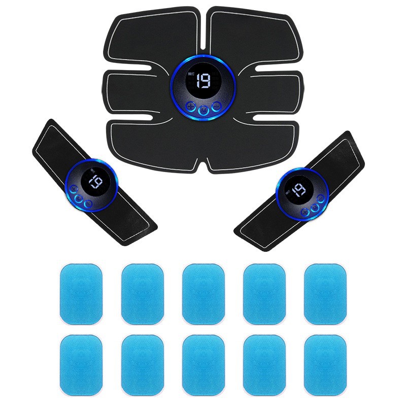 Entrenador abdominal EMS inteligente transfronterizo 6 entrenador de músculos abdominales deportes en casa máquina de sacudida de grasa equipo de fitness perezoso pegatinas de músculos abdominales