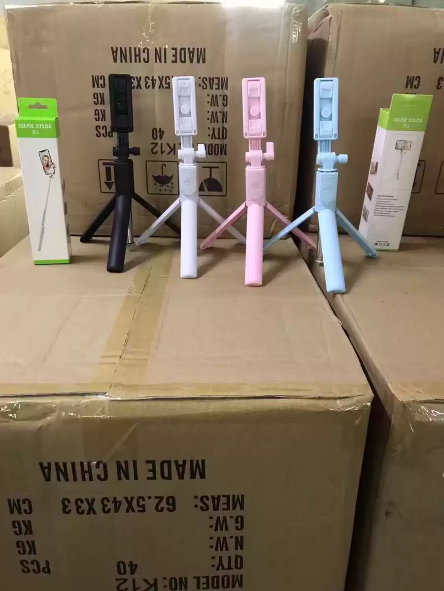 Acero inoxidable Bluetooth selfie stick teléfono móvil soporte en vivo universal multifunción retráctil portátil al aire libre titular del teléfono móvil
