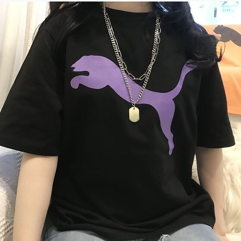 200 grams of pure cotton | Summer parent-child outfit Leopard short-sleeve T-shirt PM6699 # 200 grams of pure cotton | Summer parent-child outfit Leopard short-sleeve T-shirt PM6699 #