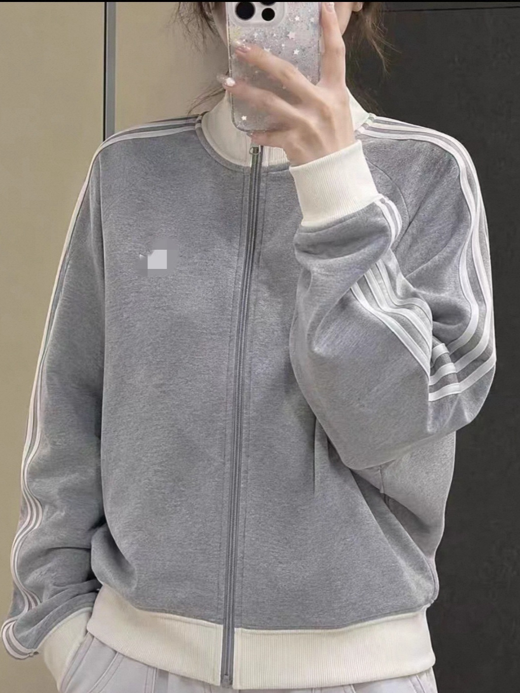 Cross-border stand-up collar knitted jacket, unisex, suitable for spring and autumn, casual zip-up cardigan, sporty casual jacket, couple's style, model 8455