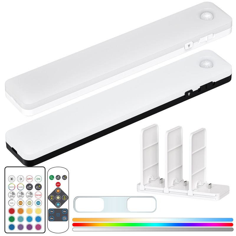 Led Intelligent Infrared Human Body Sensor Cabinet Light Wardrobe Wine Cabinet Entrance Cabinet Night Light Aisle Light Cordless Charging