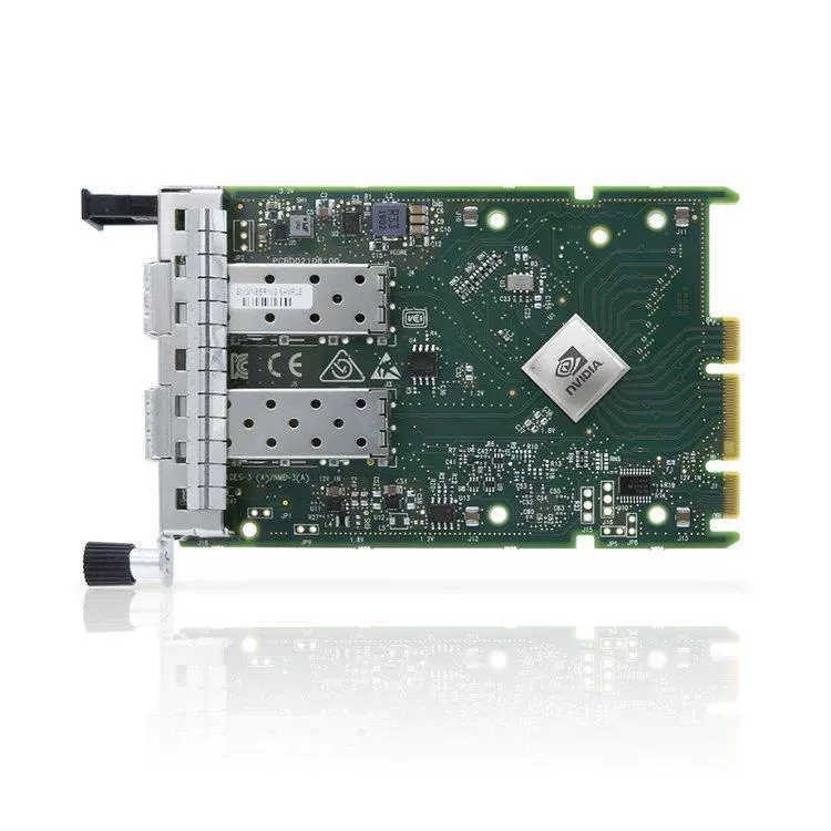 Mellanox MCX631432AN-ADAB 25GbE двухпортовая оптоволоконная сетевая карта ConnectX-6
