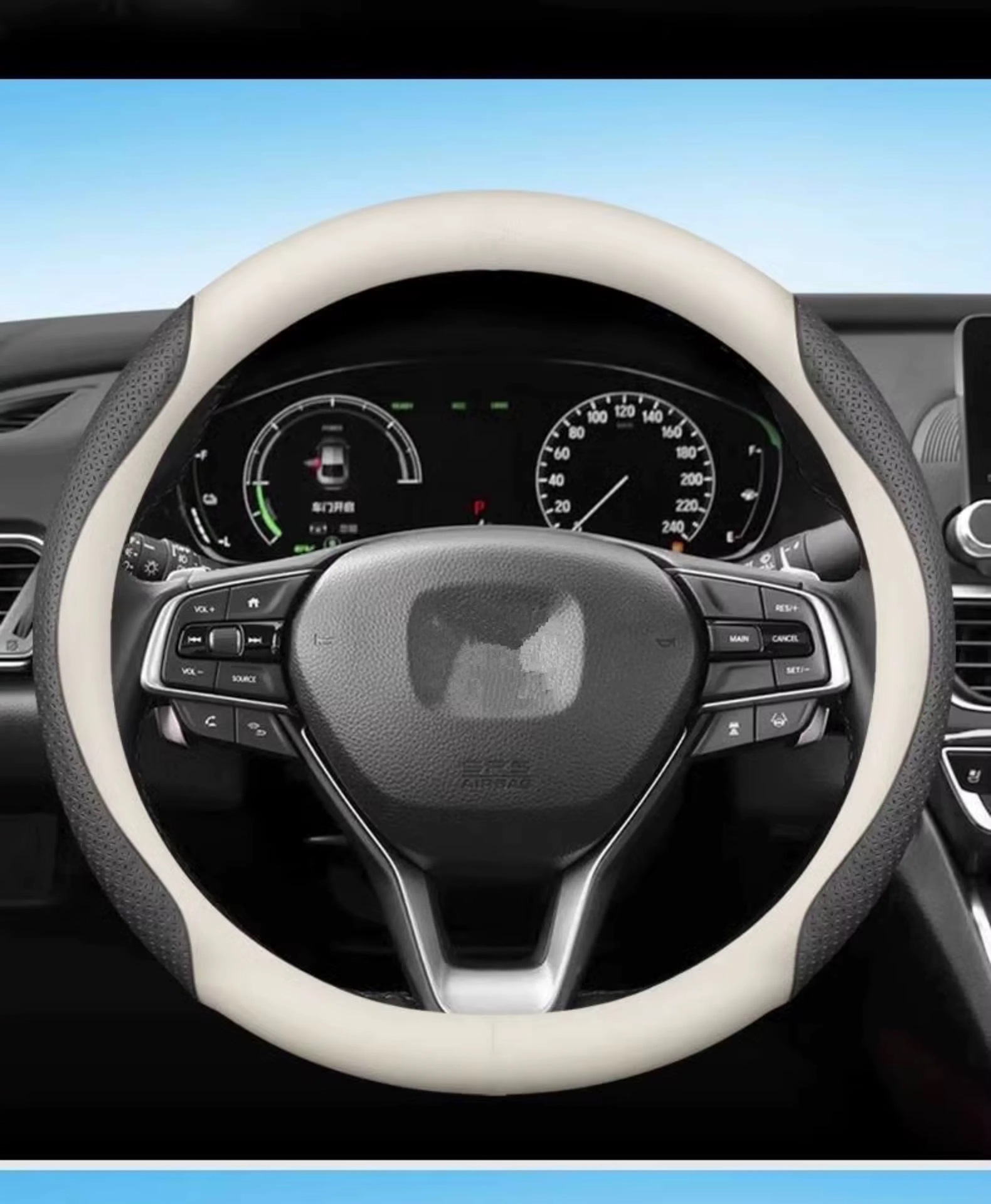 Suitable for Car Universal Steering Wheel Cover, Ultra-Thin, Non-Slip, Sweat-Absorbent, Breathable and Wear-Resistant, Universal Round D-Type Cross-Border Export