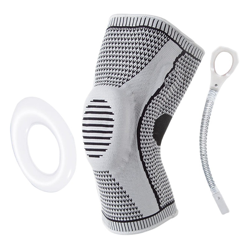 Directo de fábrica deportes rodillera fitness equipo de protección de silicona antideslizante correr baloncesto fútbol voleibol transfronterizo en stock pelo rápido