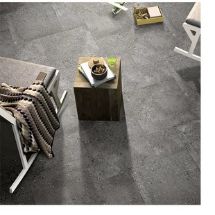 Foshan Tile 600x 600 Grey Terrazzo Tile Wear-resistant Antique Tile 800x 800 Living Room Non-slip Floor Tile