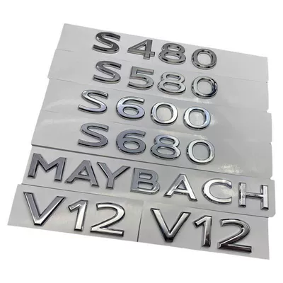 Car logo, S480, S580, and S680 models;
