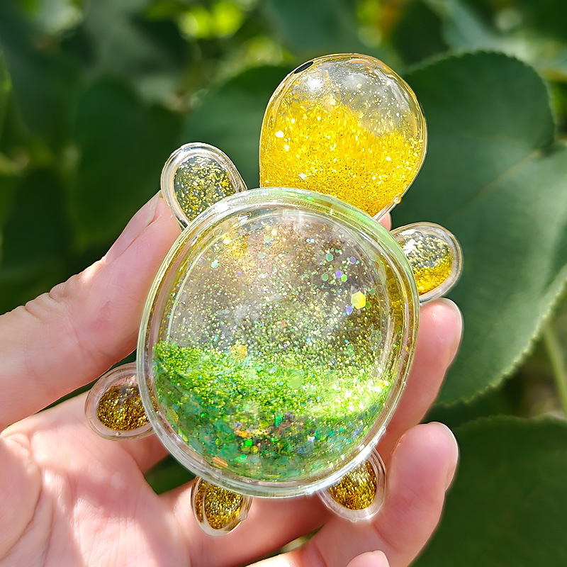 더블 레이어 유사 거북이-녹색