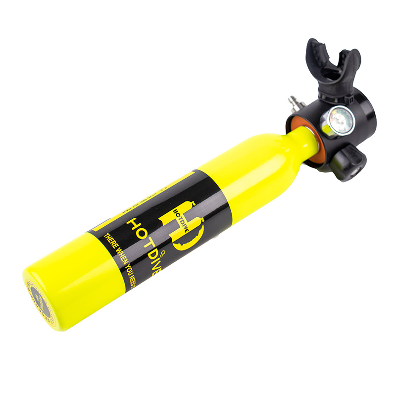 HOTDIVE tanque de oxígeno portátil respirador de buceo submarino buceo pescado branquial conjunto completo de equipo profesional Equipo de Buceo profundo