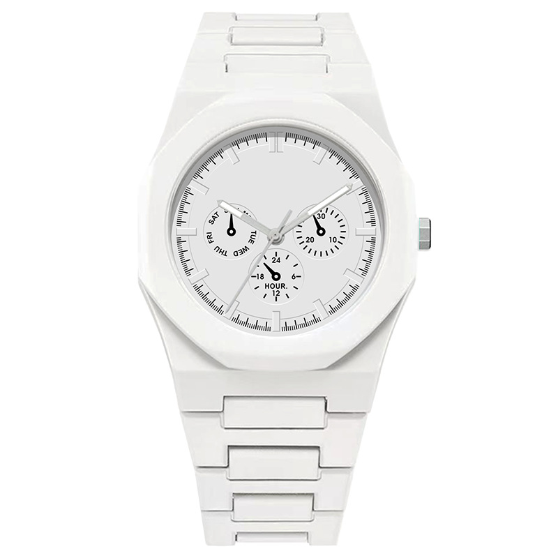 Reloj de negocios resistente al agua de alta gama, sudeste asiático, Oriente Medio, estilo explosivo, reloj de cuarzo árabe de plástico, cabello lacio de fábrica