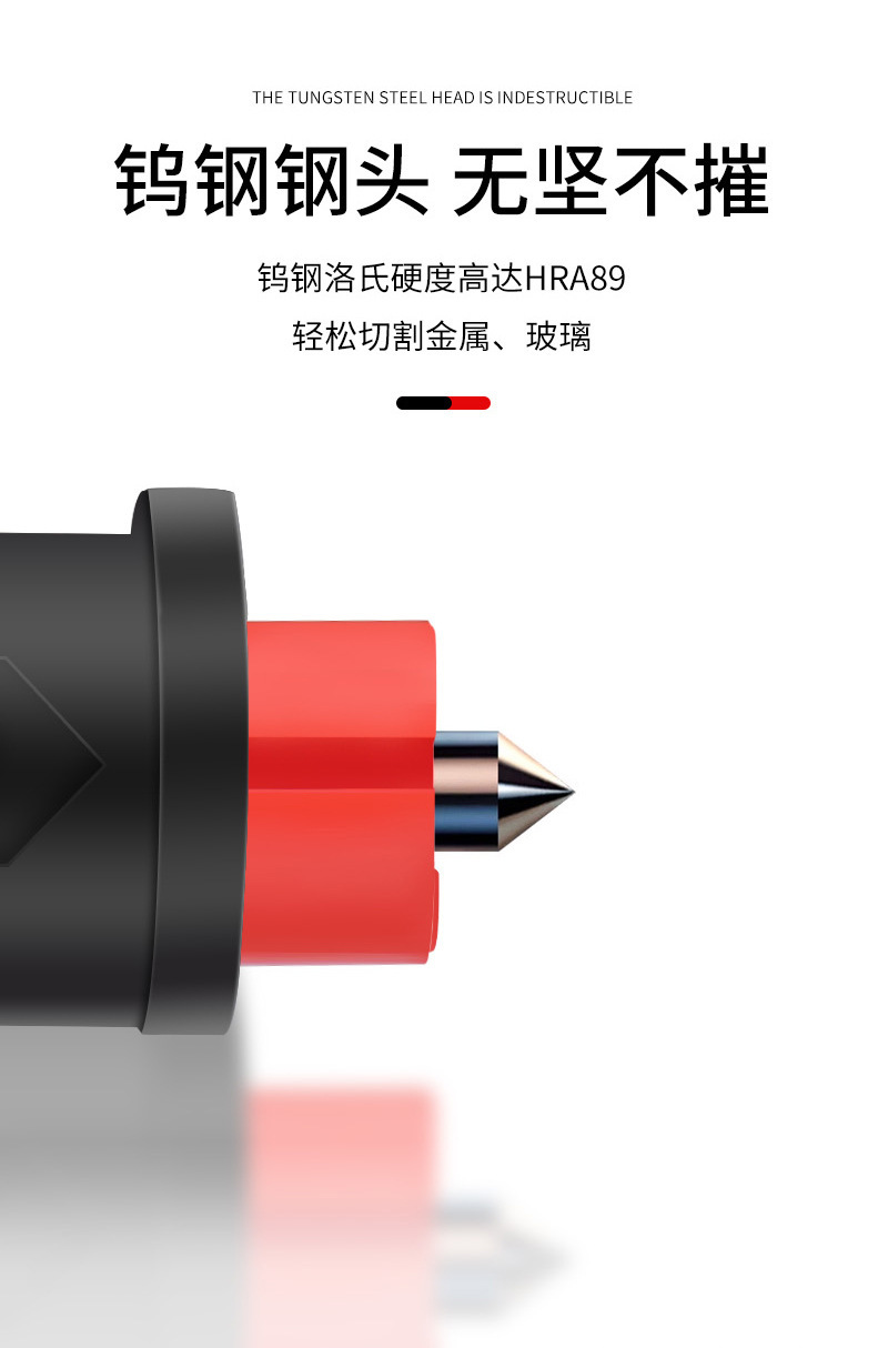 Car temporary parking number plate, safety hammer for self-driving vehicles, emergency parking sign, underwater window breaker tool