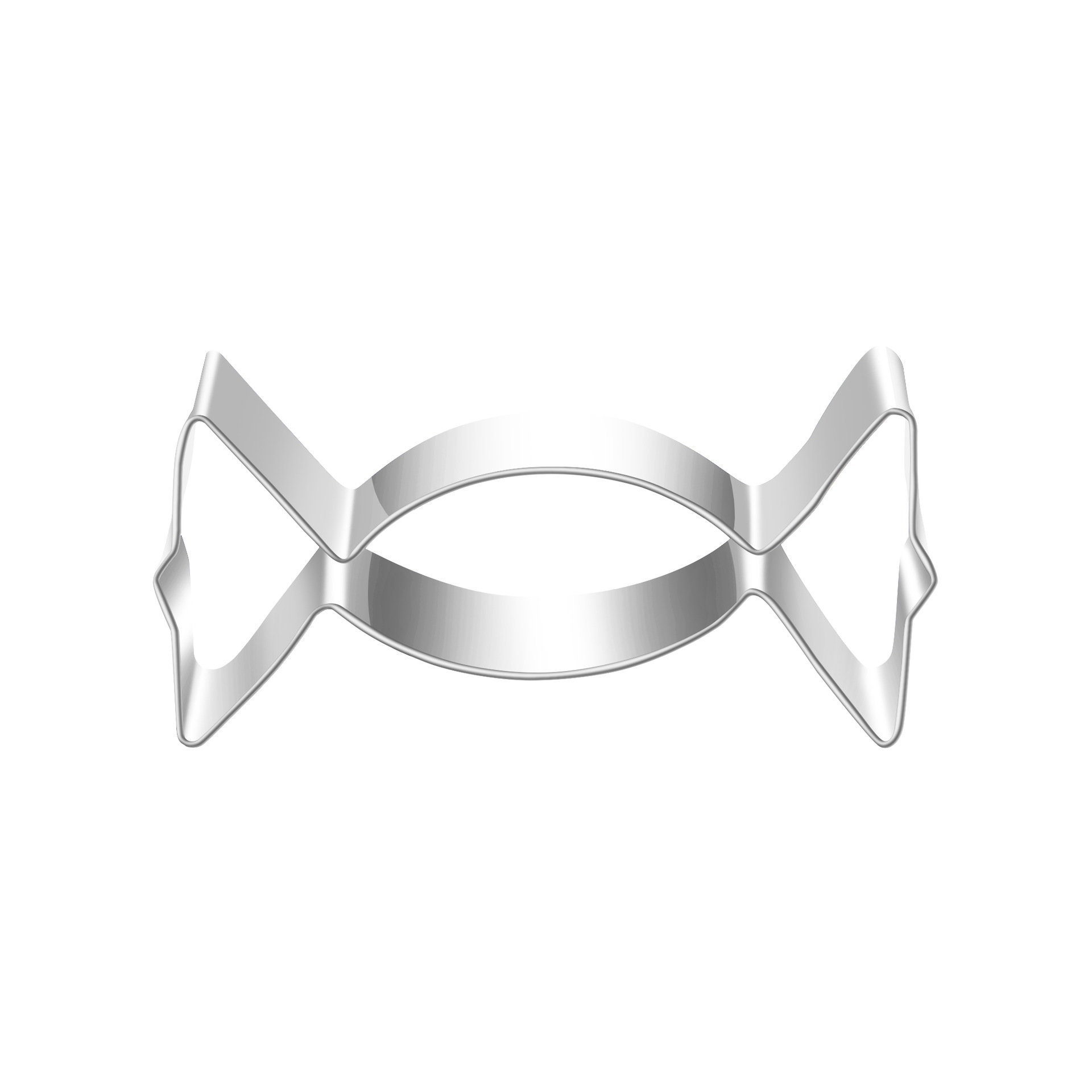 23g Weight Bakeware Kitchen and drinking utensils 1 Piece Quantity Daily Occasion Stainless Steel Material Christmas Festival Star, Snowflake Pattern Simple Style Style Christmas Simple Style Star Snowflake Stainless Steel Bakeware 1 Piece 44