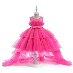 Children's dress princess dress flower child wedding girl child birthday host performance costume little girl ballgown summer