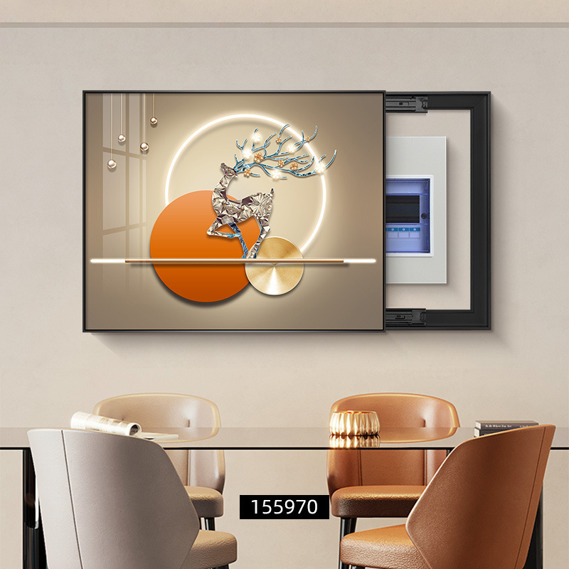 一件代发电表箱装饰画2025新款配电箱挂画免打孔电闸箱开关遮挡|undefined