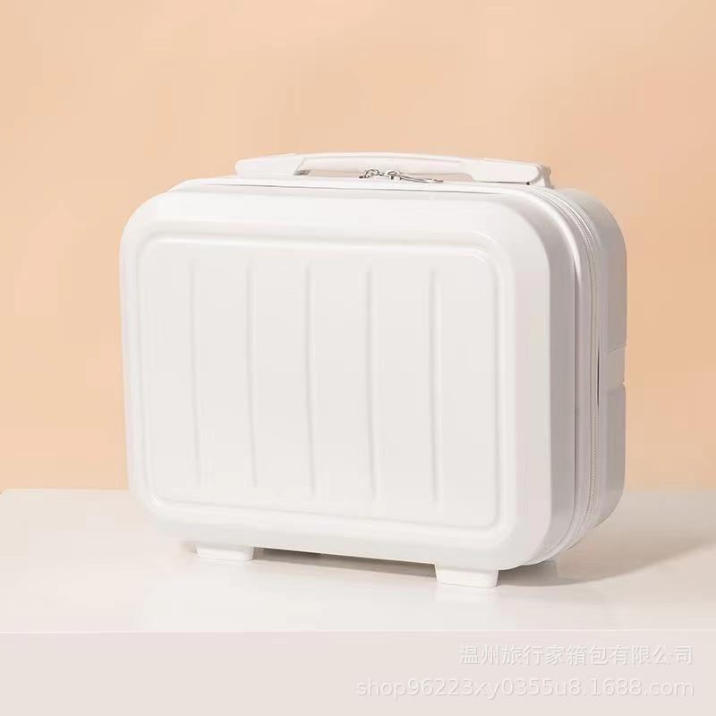 Nueva maleta al por mayor de 14 pulgadas caso cosmético equipaje chica portátil mini almacenamiento mano regalo entrega