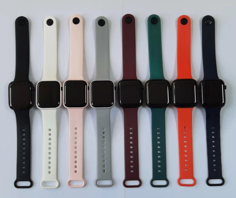 20g Weight Bright Pc Mirror Material Tpu Strap Material Watch Classification Casual Square Double Side Snaps Electronic Women's Watches