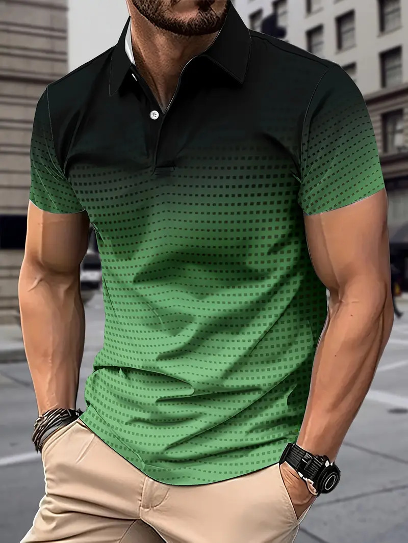 Transfronterizo europeo y americano Amazon AliExpress otoño e invierno camisa polo con botones de manga corta camisa de polo para hombre nuevo MB13