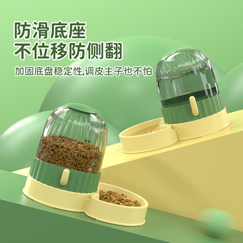 Cat Bowl 3.8L alimentador automático de agua potable de gran capacidad gato bebida de agua para perros doble tazón de comida para gatos artículos para mascotas