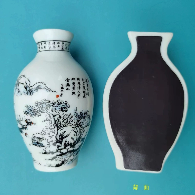 Керамическая магнитная магнитная холодильник (Даохэ), 4.5×8 см, китайский туристический сувенир, смешанные традиционные дизайны, упаковка 12