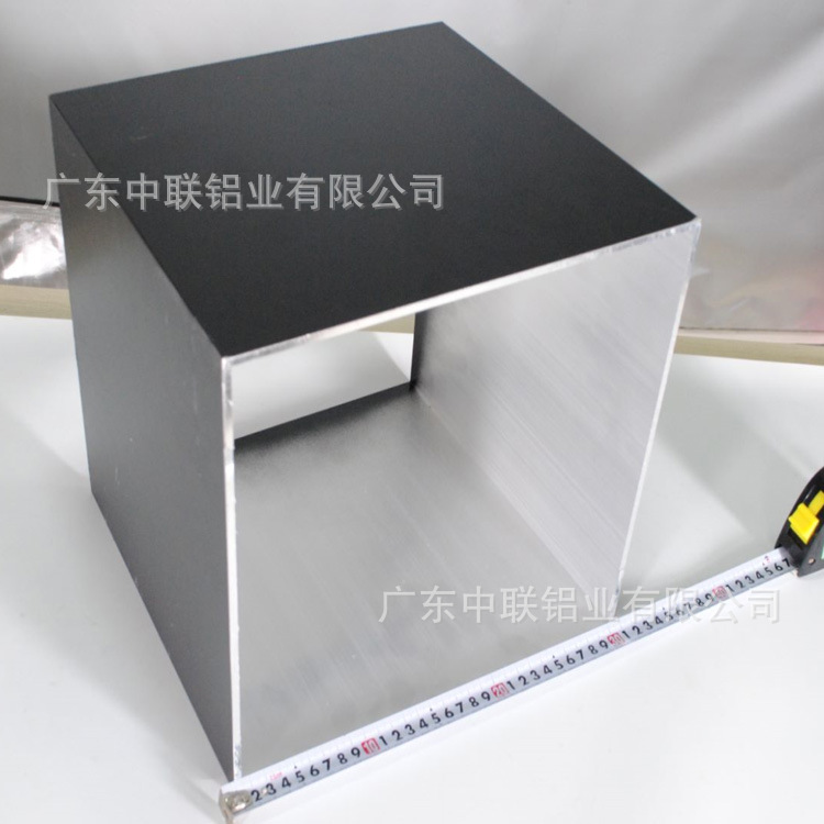 厂家挤压铝合金方管加工 铝扁管方通型材500*100 400 300*200 250