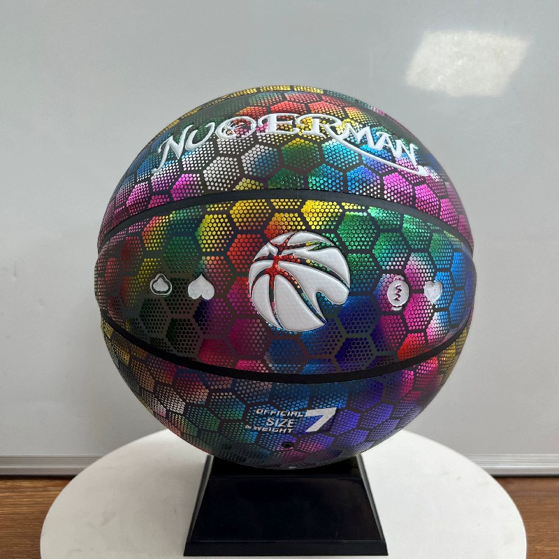 № 7 баскетбол воловья кожа кожа баскетбол специально изготовленный на заказ взрослый спортивный студенческий матч подлинный наружный износостойкий синий шар