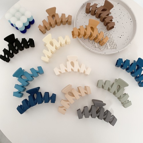 Internet celebrity shark hair clip for large hair volume, back of head grabbing hair clip,  new large size clip headwear, simple temperament