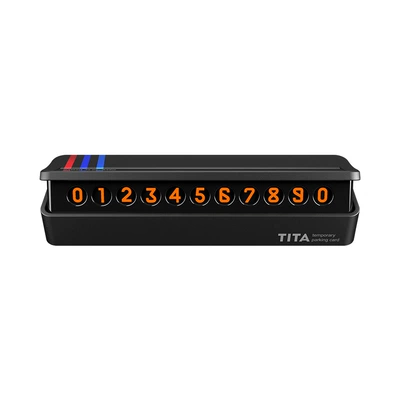 Nömrəli dayanma kartı Car Parking Card Number - black-sports