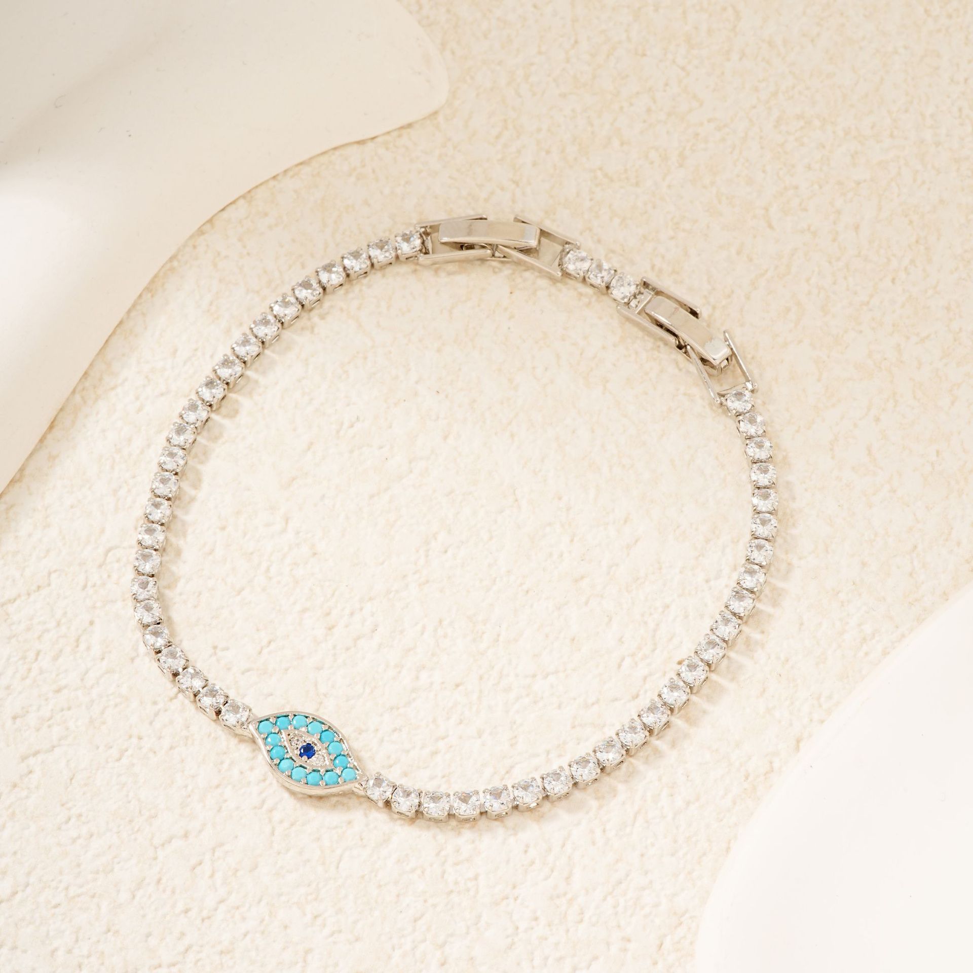 Lucky Evil Eye Red String Bracelet Handmade Protection Jewelry_voghion.com