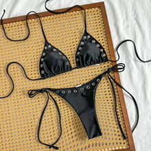2026欧美新款时尚性感外贸分体两件套修身bikini泳衣女比基尼泳装
