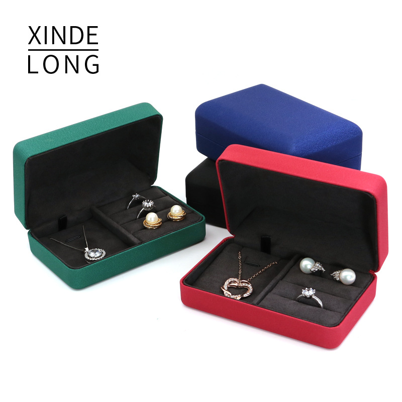 小巧簡約飾品收納盒多功能便攜旅行首飾盒戒指耳釘項鍊收納盒批發