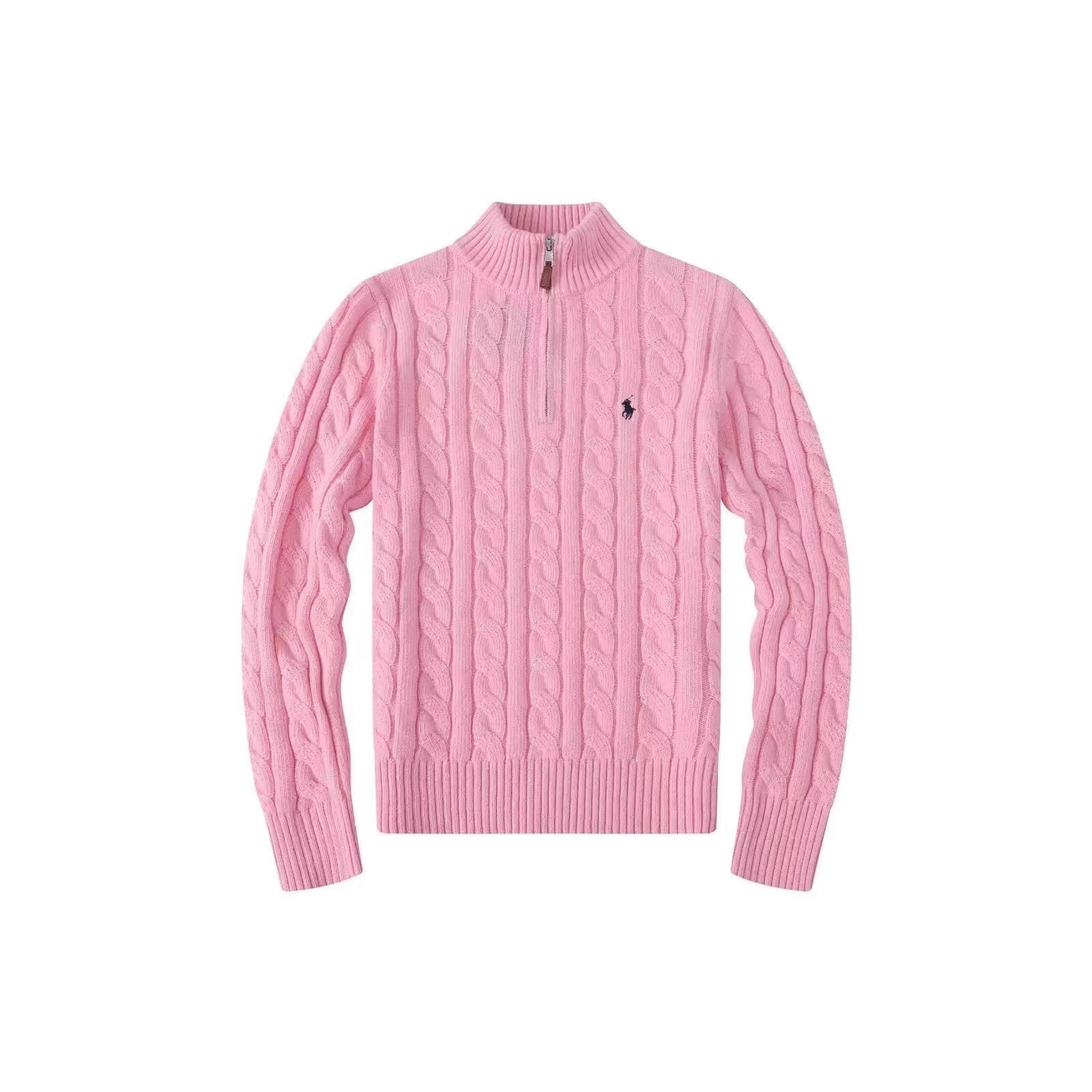 Pony Sweater for Men, Autumn and Winter Turtleneck Pullover Sweater, Couple's Pony Cable Knit Sweater, Fashionable Sweater for Women