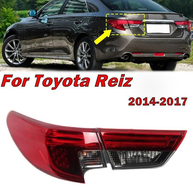 Aplicable a Toyota 14 - 17 Reishi luz trasera luz de freno luz de marcha atrás Reishi luz trasera delantera luz trasera cubierta de luz trasera