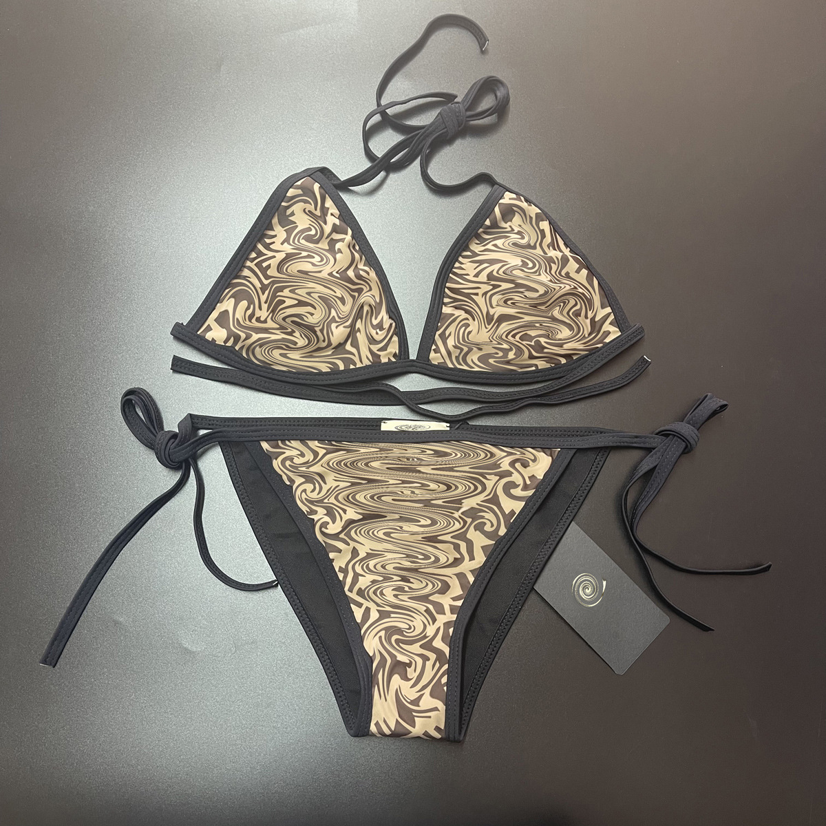 Factory Direct Export Cross-Border Three-Point Split Two-Piece Sexy Backless Juliang Bikini