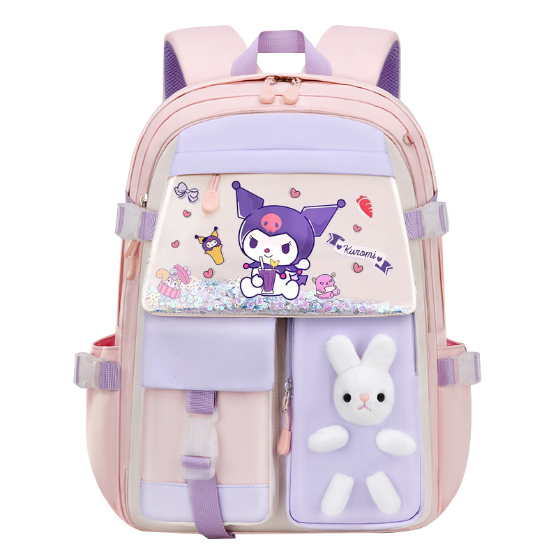 Nuevas mochilas escolares para estudiantes de primaria para mujeres 1 - 3 - 6 - 9 grados mochila de hombro de dibujos animados de gran capacidad mochila infantil impermeable