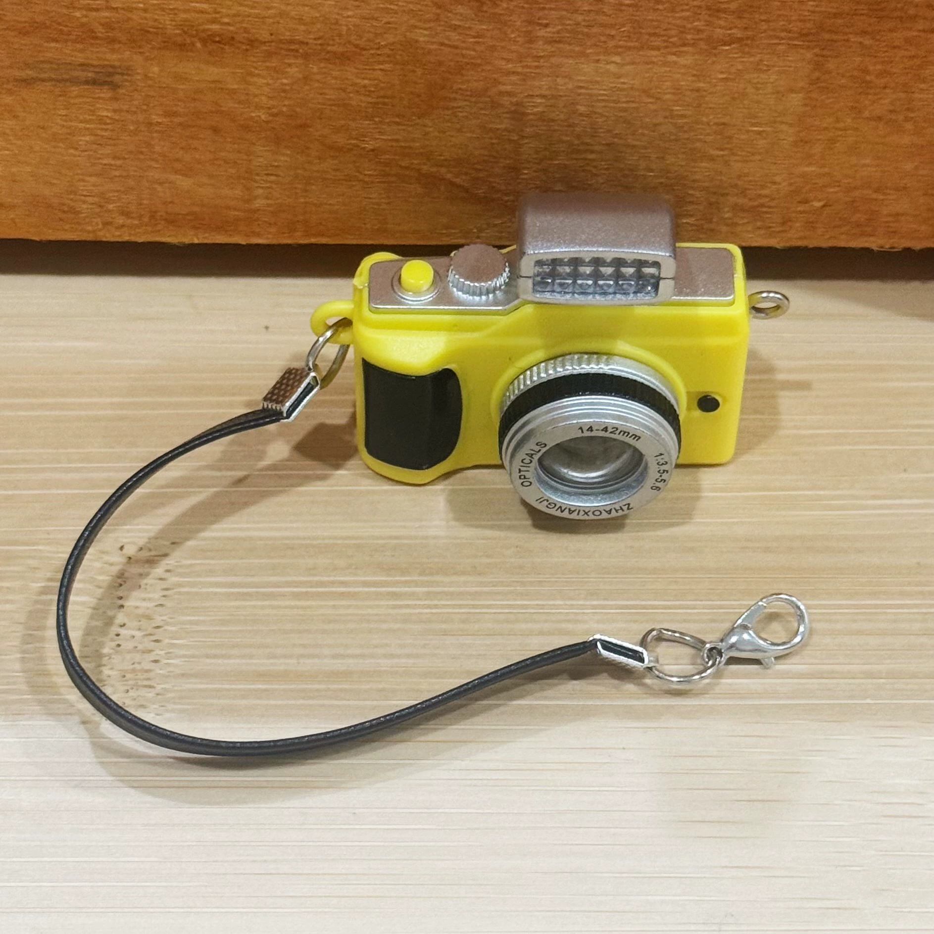 Cotton flashing doll, straps, retro small camera, keychain, makes sounds