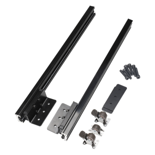 With brake thin island table table slide rail kitchen bar table table push-pull extension straight track hardware accessories