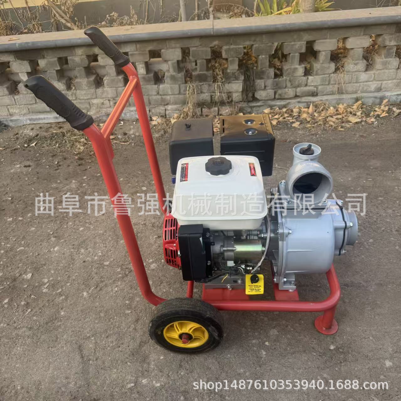 190型号四寸汽油抽水泵 高扬程汽油电启动抽水机 农田灌溉泵批发