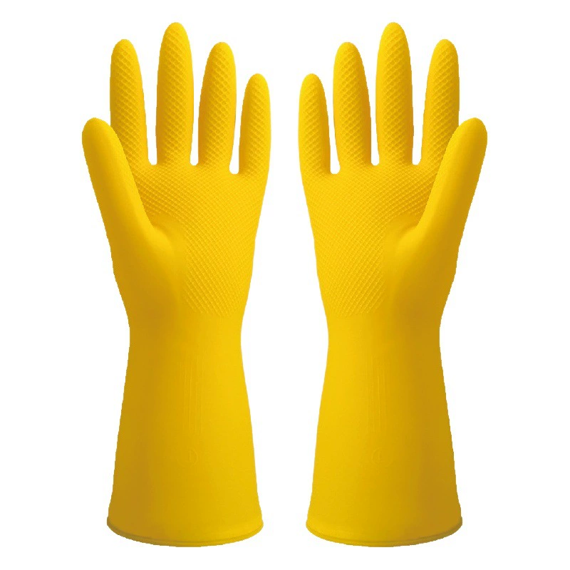 Фабрика охраны труда натуральный каучук перчатки оптом кухня уборка бытовые перчатки говяжьи сухожилия бытовые ежедневные латексные перчатки