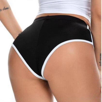 2022 foreign trade new multi-color hip shorts sexy high waist sports pants fitness yoga pants bottoming briefs