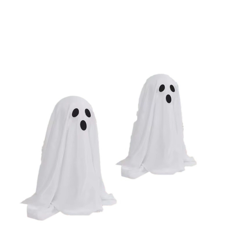 Nuevos productos transfronterizos Decoración de Halloween Decoración de Halloween fantasma y operación de batería de luz ensamble Paquete de Halloween fantasma