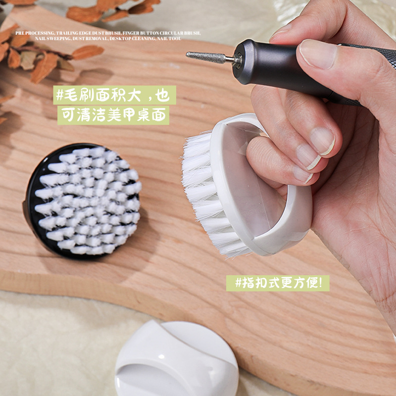 Cepillo Limpiador de Polvo para Uñas para Manicura