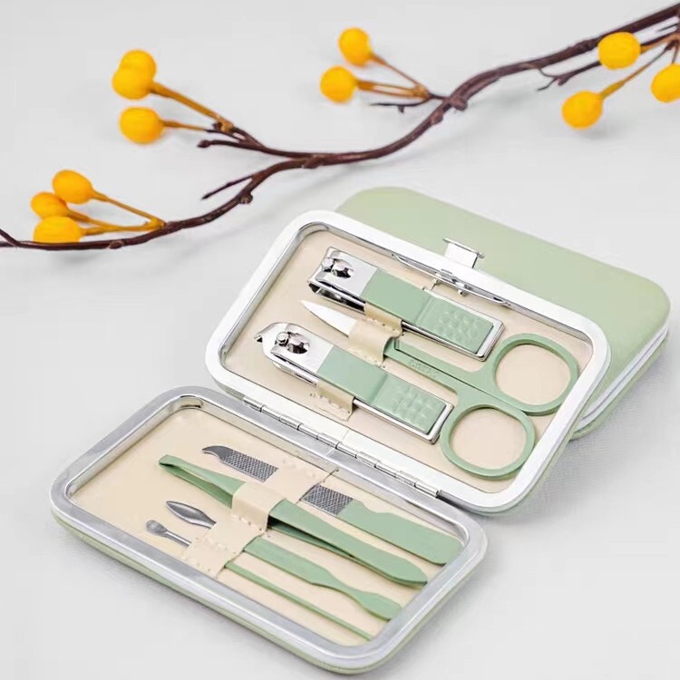 Stainless steel nail clippers suit household nail file cross-border beauty ear digging eyebrow scissors steel nail clippers tool Stainless steel nail clippers suit household nail file cross-border beauty ear digging eyebrow scissors steel nail clippers tool