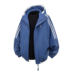 2025 New Outdoor Workwear Jacket Jacket Men's Jacket Sports Tide Brand Windproof Waterproof Mountain Climbing Tourism