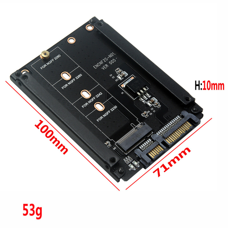 MSATA固态SSD硬盘NGFF转SATA3外置硬盘盒M.2 sata协议转接卡双用|undefined