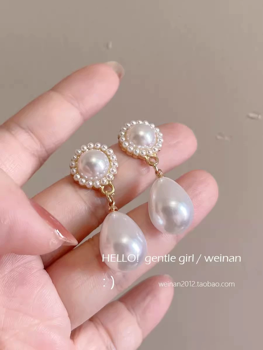 Серьги Retro golden, свадебный лёгкий люкс, высокое качество