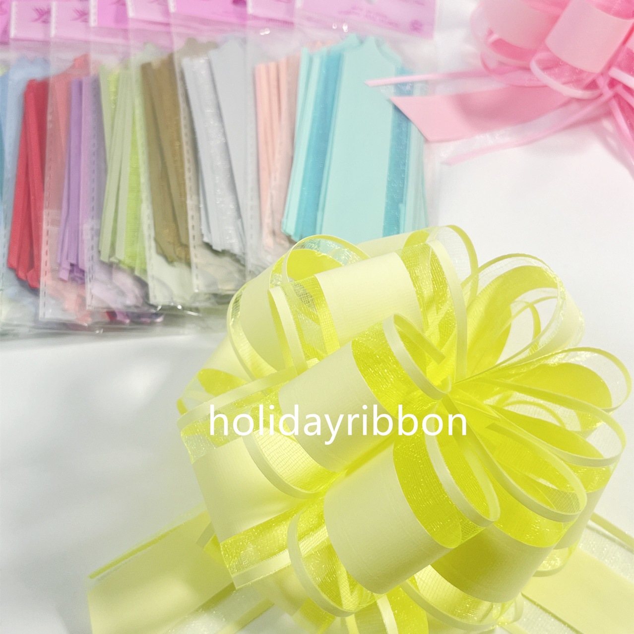 Vehículo de la boda Nieve Suya Bolas de flores de decoración de boda Bolas de flores de Navidad de color sólido de diseño de boda cinta de plástico