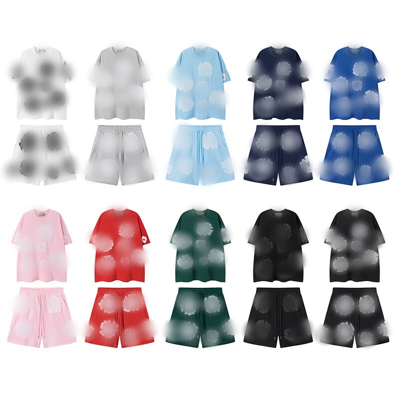 New American Style Trendy Essentials Reflective Shorts Men's Quarter Pants High Street Loose Unisex